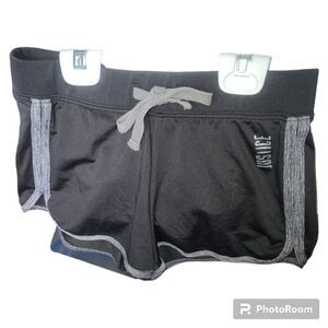 Justice girls shorts black gray bottoms size 10 cute comfy summer spring cool